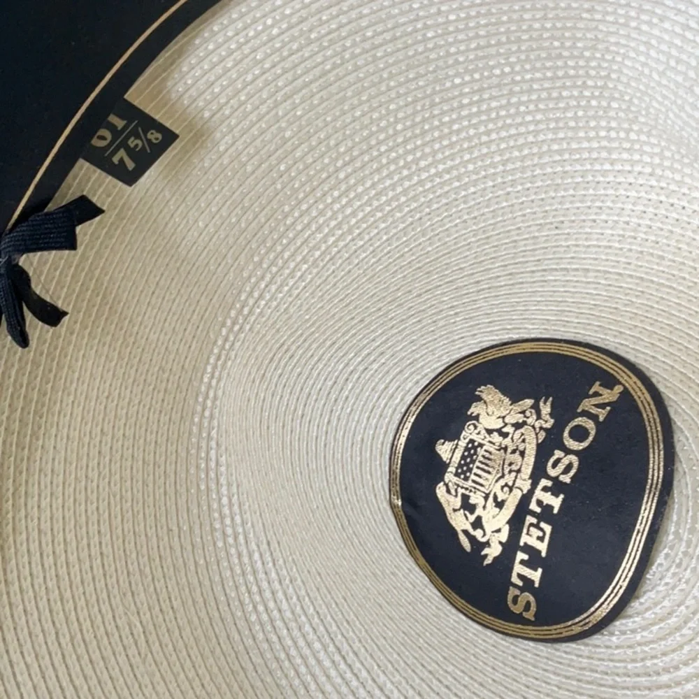 Stetson Andover Grey 71/4R Florentine Italy Hat - Picture 5 of 9